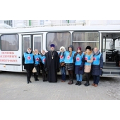 В Воронеже начал работу автобус милосердия для бездомных