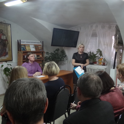 Встреча с преподавателями ОПК в Духовно-Просветительском Центре во имя вмч. Никиты
