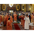В день памяти святителя Николая Чудотворца Предстоятель Русской Церкви совершил Литургию в Николо-Угрешском монастыре