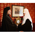 Состоялась встреча Святейшего Патриарх Кирилла с представителями Константинопольского Патриархата