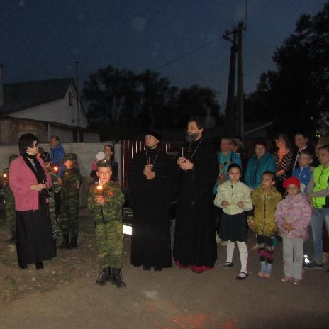 В селе Спас-Загорье Малоярославецкого района прошла торжественная акция «СВЕЧА ПАМЯТИ»