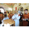 Председатель Синодального отдела по монастырям и монашеству освятил храм свв. Петра и Февронии