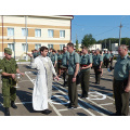 Священник Калужской епархии благословил военнослужащих на начало учебного года