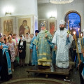 Митрополит Климент совершил вечернее богослужение в Спасском кафедральном соборе Пятигорска