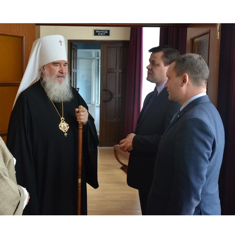 Митрополит Климент встретился с министром культуры Калужской области и заместителем Городского Головы г. Калуги