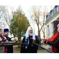 В завершение пребывания во Франции Предстоятель Русской Православной Церкви ответил на вопросы представителей СМИ