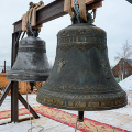 В с. Комлево Боровского района освящены колокола строящегося храма святого Иоанна Предтечи