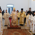 Епископ Серафим совершил Литургию в Мещовском Свято-Георгиевском монастыре