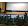 Беседа священника с военнослужащими Жуковского района