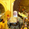 В Неделю мясопустную Святейший Патриарх Кирилл совершил Литургию в Храме Христа Спасителя в Москве