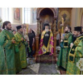 В Духов день Божественную литургию в Троицком соборе Русской духовной миссии возглавил Патриарх Иерусалимский Феофил