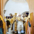 Предстоятель Русской Церкви совершил освящение храма Живоначальной Троицы в поселении Троицк