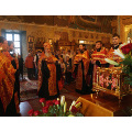 В Предтеченский храм доставлен ковчег с мощами святых новомучеников и исповедников Церкви Русской