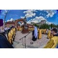 В Новосибирске освящен памятник страстотерпцам царю Николаю и царевичу Алексию