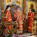 Митрополит Климент совершил Литургию в храме святых благоверных князей Бориса и Глеба г. Боровск