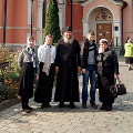 Клирик Калужской епархии совершил паломническую поездку с калужскими таможенниками в Оптину пустынь