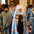 Митрополит совершил Божественную литургию в Свято-Никольском Черноостровском монастыре