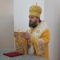 Епископ Серафим совершил Божественную литургию в Благовещенском храме Мещовска