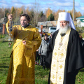 Митрополит Климент совершил заупокойную литию у могил клириков Калужской епархии на Трифоновском кладбище