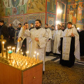 В Свято-Троицком соборе совершили панихиду по новопреставленному архимандриту Венедикту (Пенькову)