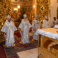 Архиереи Калужской митрополии совершили великую вечерню в Свято-Троицком кафедральном соборе
