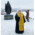В Боровске освящен памятник преподобному Пафнутию Боровскому