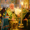 В канун праздника Входа Господня в Иерусалим митрополит Климент совершил всенощное бдение