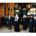 Святейший Патриарх Кирилл посетил пасхальный прием в Министерстве иностранных дел России