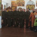 Священнослужитель Калужской епархии поздравил солдат срочной службы с праздником Пасхи