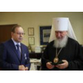 Митрополит Климент встретился с главным редактором «Российской газеты» Владиславом Фрониным