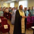 Представитель Калужской епархии поздравил сотрудников ФССП с Днем памяти Феодора Стратилата
