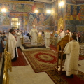В канун праздника Преображения Господня митрополит Климент совершил всенощное бдение в Свято-Троицком кафедральном соборе