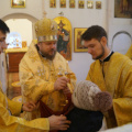 Епископ Тарусский Серафим совершил Божественную литургию в Воскресенском храме в с. Трубино