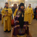 Епископ Тарусский Серафим совершил Божественную литургию в Успенском храме с. Истомино