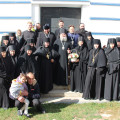 Епископ Козельский и Людиновский Никита совершил Литургию в Свято-Успенском Гремячевом женском монастыре