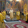 Митрополит Климент совершил всенощное бдение в Свято-Троицком кафедральном соборе
