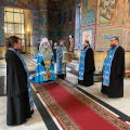В канун праздника Благовещения митрополит Климент совершил всенощное бдение в Свято-Троицком кафедральном соборе