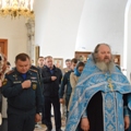 Руководитель епархиального отдела совершил молебен перед иконой Божией Матери Неопалимая Купина