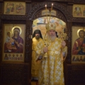 Митрополит Калужский и Боровский Климент совершил Божественную литургию в Крестовоздвиженском мужском монастыре города Калуги