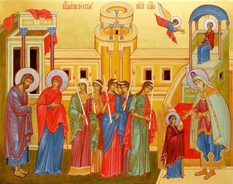 4 декабря Православная Церковь празднует Введение во храм Пресвятой Богородицы