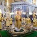 В Неделю о Страшном Суде Предстоятель Русской Церкви совершил Литургию в Храме Христа Спасителя