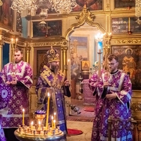 Архиерейское богослужение в Свято-Георгиевском соборе г. Калуги