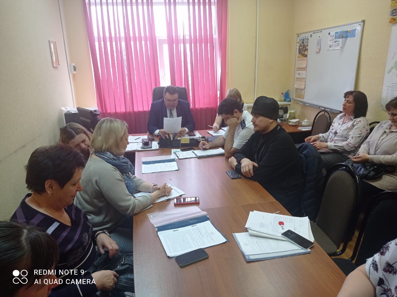 Представитель Калужской епархии принял участие в заседание комиссии по делам несовершеннолетних в г. Медынь