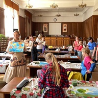 4 сентября в библиотеке имени В.М. Шукшина состоялся мастер-класс художника-педагога Малягиной О.Н. в рамках выставки-форума «Радость-Слова»