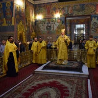Архиерейское богослужение в Свято-Троицком кафедральном соборе