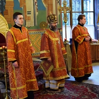 Архиерейское богослужение в Свято-Троицком кафедральном соборе города Калуги
