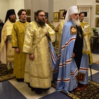 Архиерейское богослужение в Казанском Девичьем монастыре