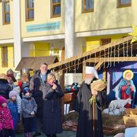 На территории храма в честь Рождества Христова города Обнинск открылся Рождественский вертеп