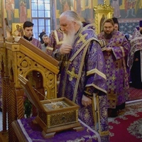 Митрополит Климент совершил всенощное бдение в Свято-Троицком кафедральном соборе г. Калуги