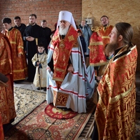 Митрополит Калужский и Боровский Климент посетил храм в честь иконы Божией Матери "Феодоровская"